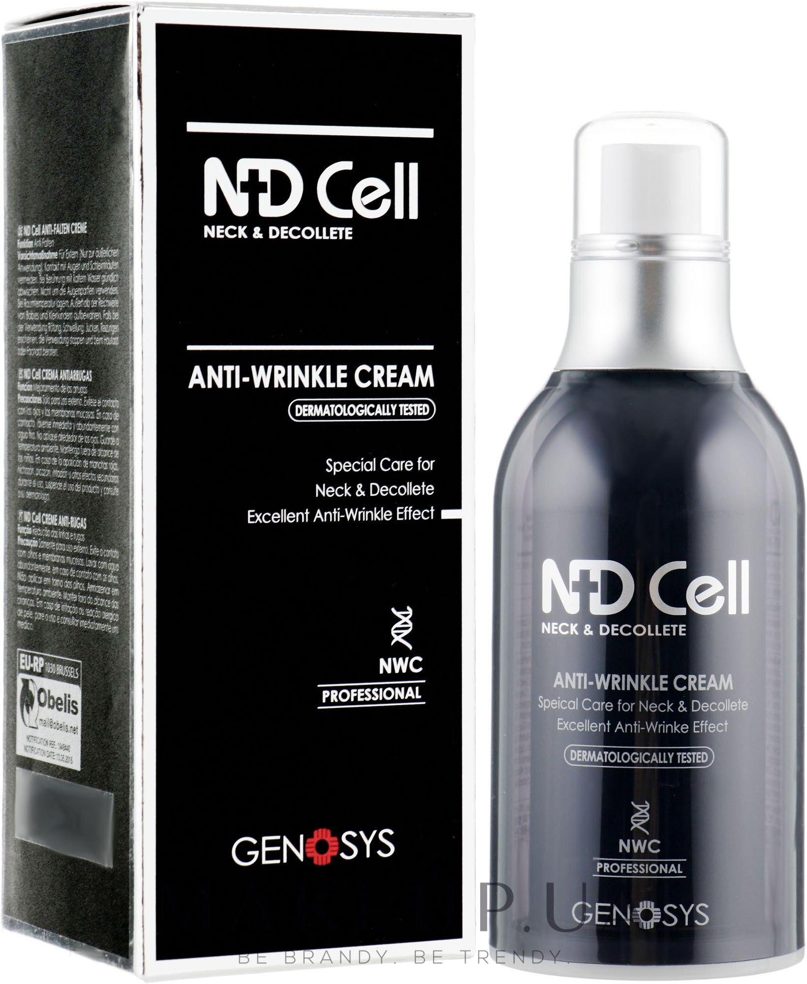 Крем против морщин для области шеи и декольте - Genosys ND Cell Anti-Wrinkle Cream (NWC) — фото 50ml