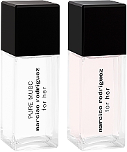 Парфумерія, косметика Narciso Rodriguez For Her - Набір (edt/mini/20ml + edp/mini/20ml)