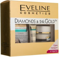 Парфумерія, косметика Подарунковий набір - Eveline Cosmetics 24k Gold & Diamonds (cr/50ml + cr/15ml + mask/7ml)