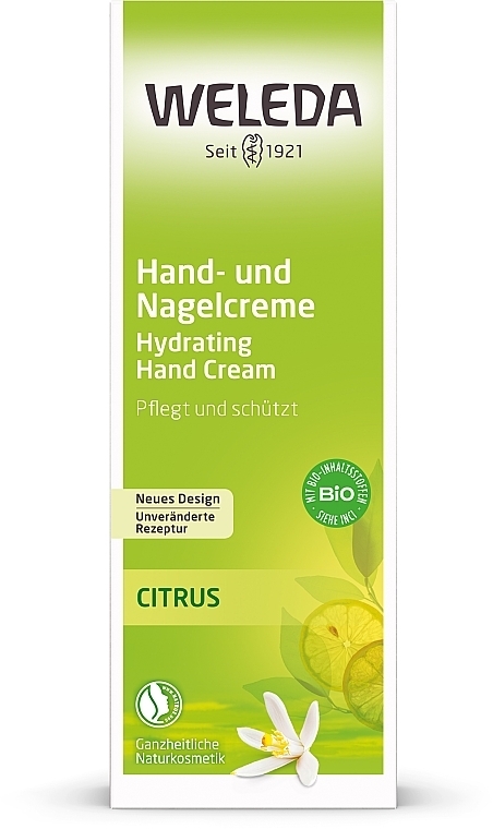 УЦІНКА Цитрусовий крем для рук та нігтів - Weleda Citrus Hand - und Nagelcreme * — фото N3