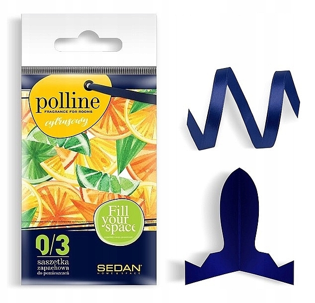 Ароматичне саше для гардероба, 0/3 цитрус - Sedan Polline Citrus — фото N2