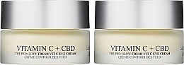 Набор - London Botanical Laboratories Vitamin C + CBD Eye Cream (eye/cr/2x20ml) — фото N1