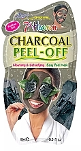 Маска-пленка для лица "Древесный уголь" - 7th Heaven Charcoal Peel Off Mask — фото N1