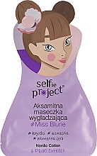 Бархатная разглаживающая маска для лица - Selfie Project #MissBlurie Face Mask — фото N1