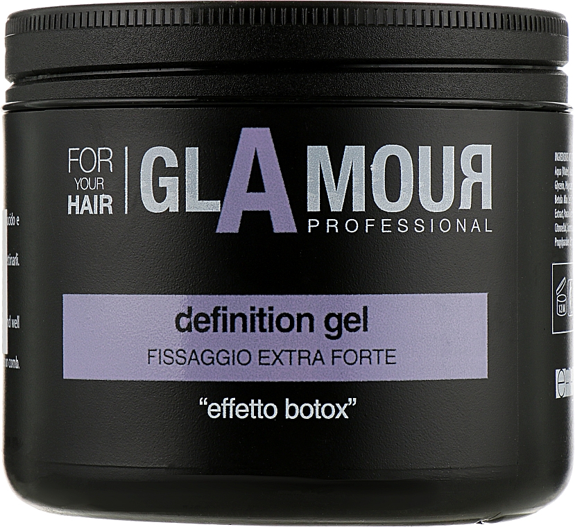 Гель сильной фиксации для волос с эффектом ботокса - Erreelle Italia Glamour Professional Gel Definition Effetto Botox 
