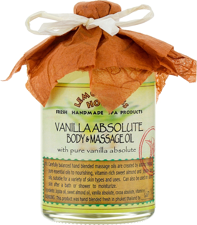 Масло для тела "Ваниль" - Lemongrass House Vanilla Body Oil