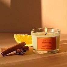 Ароматична свічка "Мандаринові бризки" - Svitla Mandarina Sparkles — фото N3