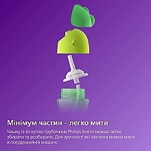 Поїльник із трубочкою для дівчинки, від 9 місяців - Philips Avent — фото N5