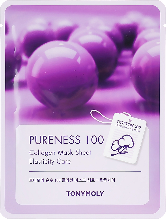 Тканевая маска с экстрактом коллагена - Tony Moly Pureness 100 Collagen Mask Sheet