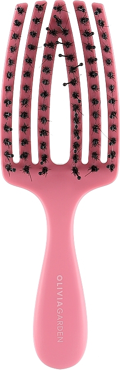 Щетка для волос - Olivia Garden Finger Brush Care Mini Kids Pink — фото N2