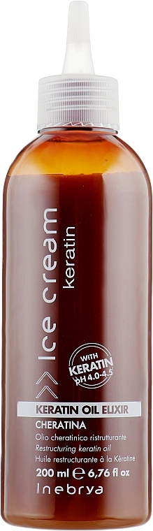 Еліксир з кератином - Inebrya Ice Cream Keratin Oil Elixir * — фото N2
