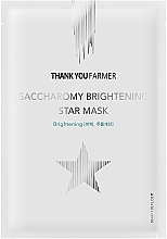 Тканинна маска для сяяння шкіри - Thank You Farmer Saccharomy Brightening Star Mask — фото N2