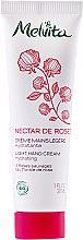 Парфумерія, косметика Легкий крем для рук - Melvita Nectar De Rose Light Hand Cream