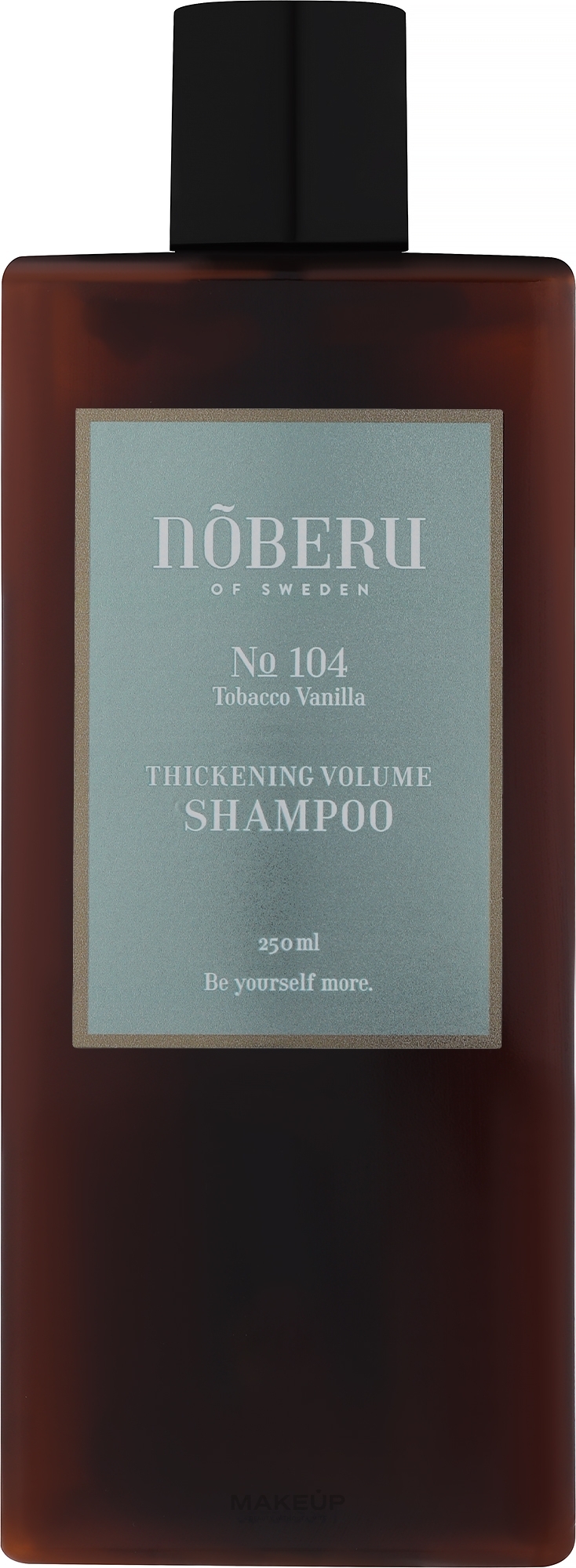 Шампунь для объема волос - Noberu Of Sweden №104 Tobacco-Vanilla Thickening Volume Shampoo  — фото 250ml