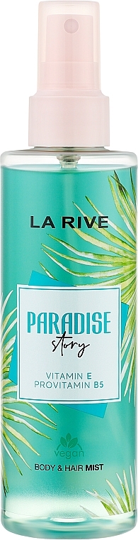 Парфюмированный спрей для волос и тела "Paradise Story" - La Rive Body & Hair Mist — фото N1