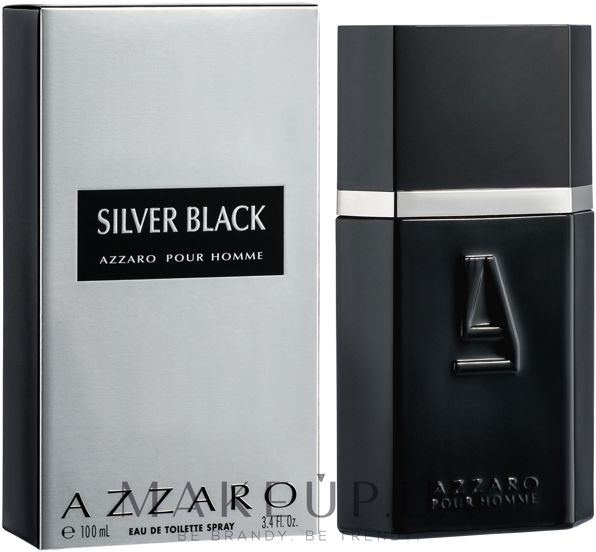 Azzaro Silver Black - Туалетная вода — фото 100ml