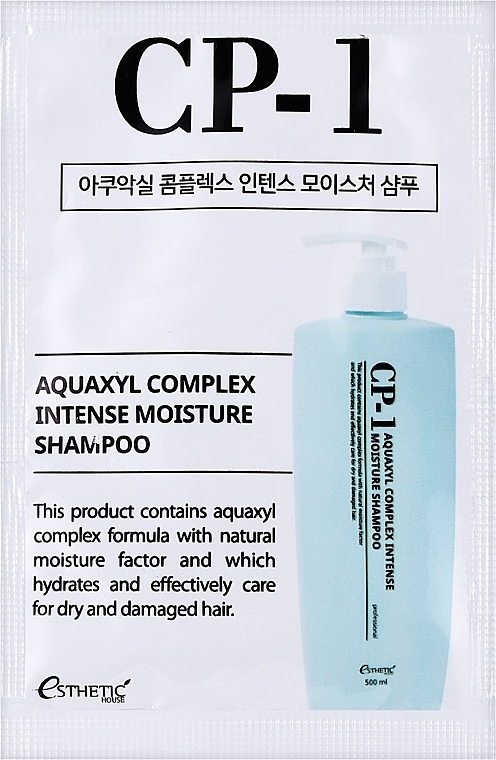 Зволожувальний шампунь для волосся - Esthetic House CP-1 Aquaxyl Complex Intense Moisture Shampoo (пробник) — фото N1