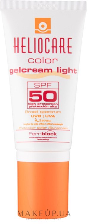 Сонцезахисний тональний гель-крем - Heliocare Color Gelcream SPF50 — фото Light