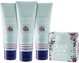 Набор - Scottish Fine Soaps Meadow Bloom Luxurious Gift Set (sh/gel/75ml + b/oil/75ml + h/cr/75ml + soap/40g) — фото N2