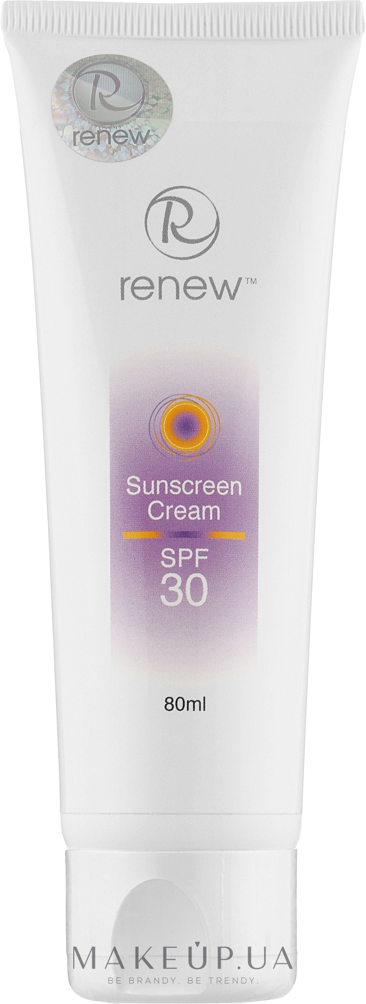 Сонцезахисний крем SPF-30 - Renew Whitening Sunscreen Cream SPF-30 — фото 80ml