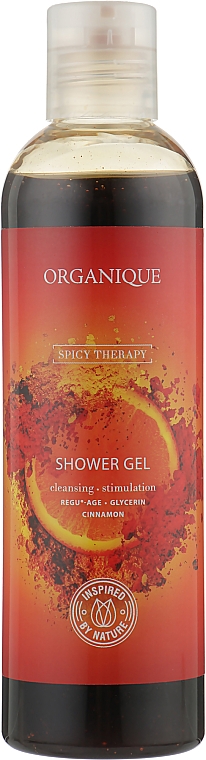 Стимулирующий пикантный освежающий гель для душа - Organique Spicy Therapy — фото N1