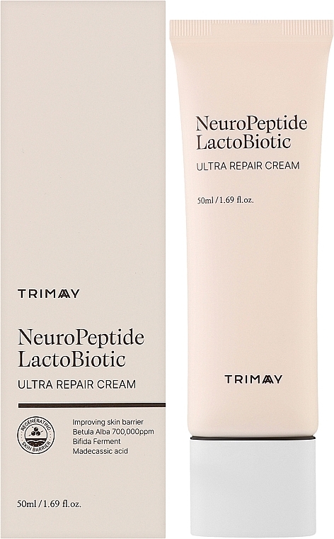Восстанавливающий крем с нейропептидами - Trimay NeuroPeptide LactoBiotic Ultra Repair Cream  — фото N2
