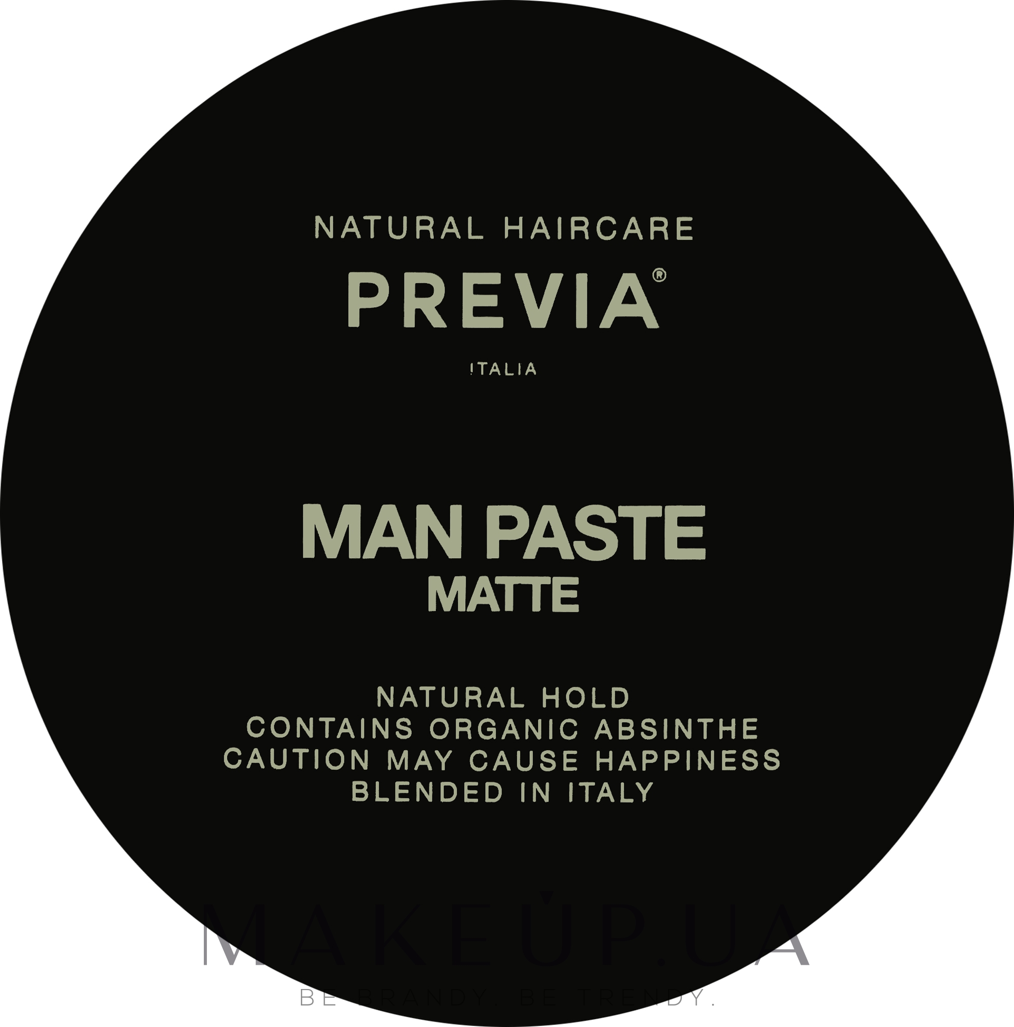 Паста для укладки волос - Previa Man Paste Matte — фото 100ml