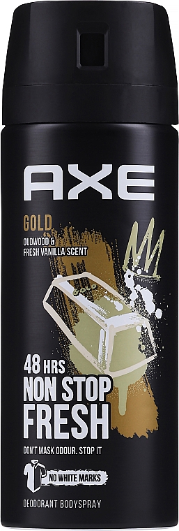Дезодорант-аерозоль - Axe Deodorant Bodyspray Gold — фото N1