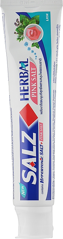 Паста зубна з рожевою гімалайською сіллю - Lion Salz Herbal — фото N4