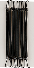 Парфумерія, косметика Резинки для волосся на гачку, чорні - Comair