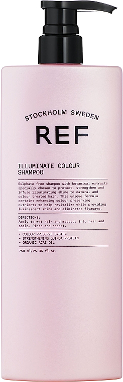 Шампунь для блеска окрашенных волос pH 5.5 - REF Illuminate Colour Shampoo — фото N2