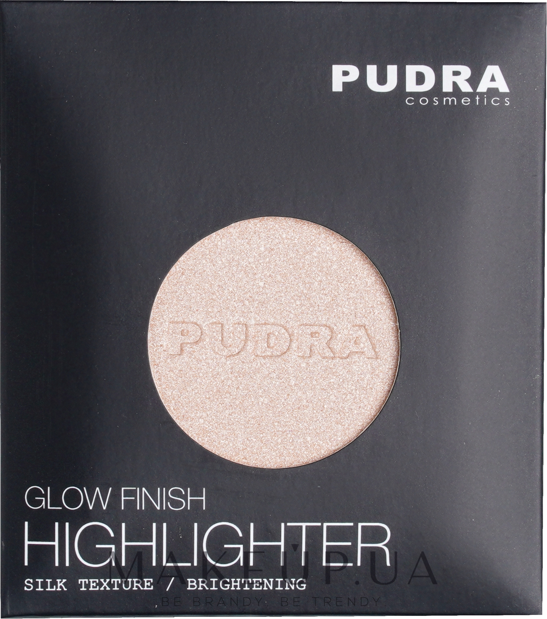 Хайлайтер - Pudra Cosmetics Glow Finish Higlighter (сменный блок) — фото 01