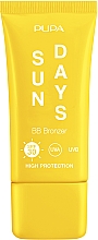 BB-крем с эффектом естественного загара - Pupa Sun Days BB Bronzer SPF30 — фото N1