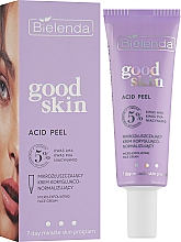 Коригувальний і нормалізувальний мікровідлущувальний крем для обличчя - Bielenda Good Skin Acid Peel Micro-Exfoliating Face Cream — фото N2