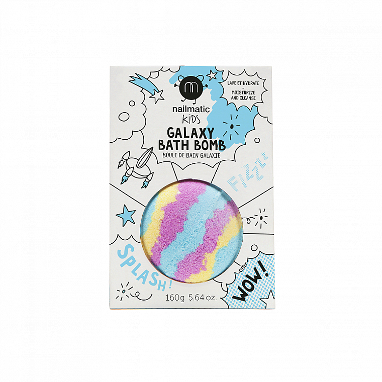 Бомбочка для ванной - Nailmatic Galaxy Bath Bomb Galaxy — фото N1