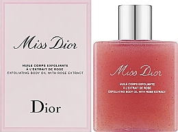 Dior Miss Dior Exfoliating Body Oil with Rose Extract - Відлущувальна олія для тіла — фото N2