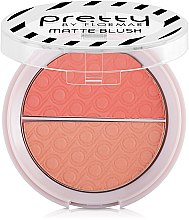 Духи, Парфюмерия, косметика Матовые румяна - Pretty By Flormar Matte Blush