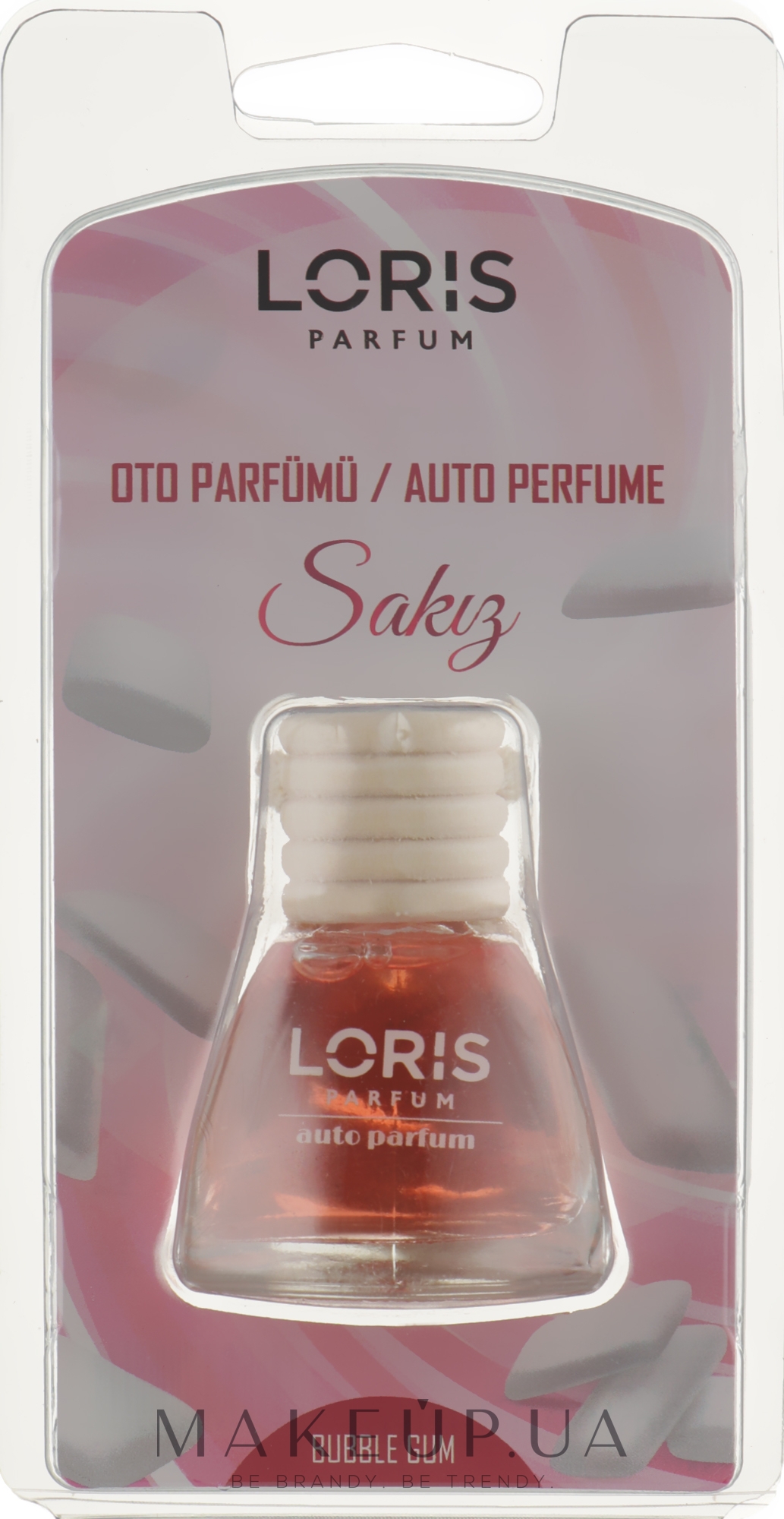 Аромапідвіска для автомобіля "Жуйка" - Loris Parfum — фото 10ml
