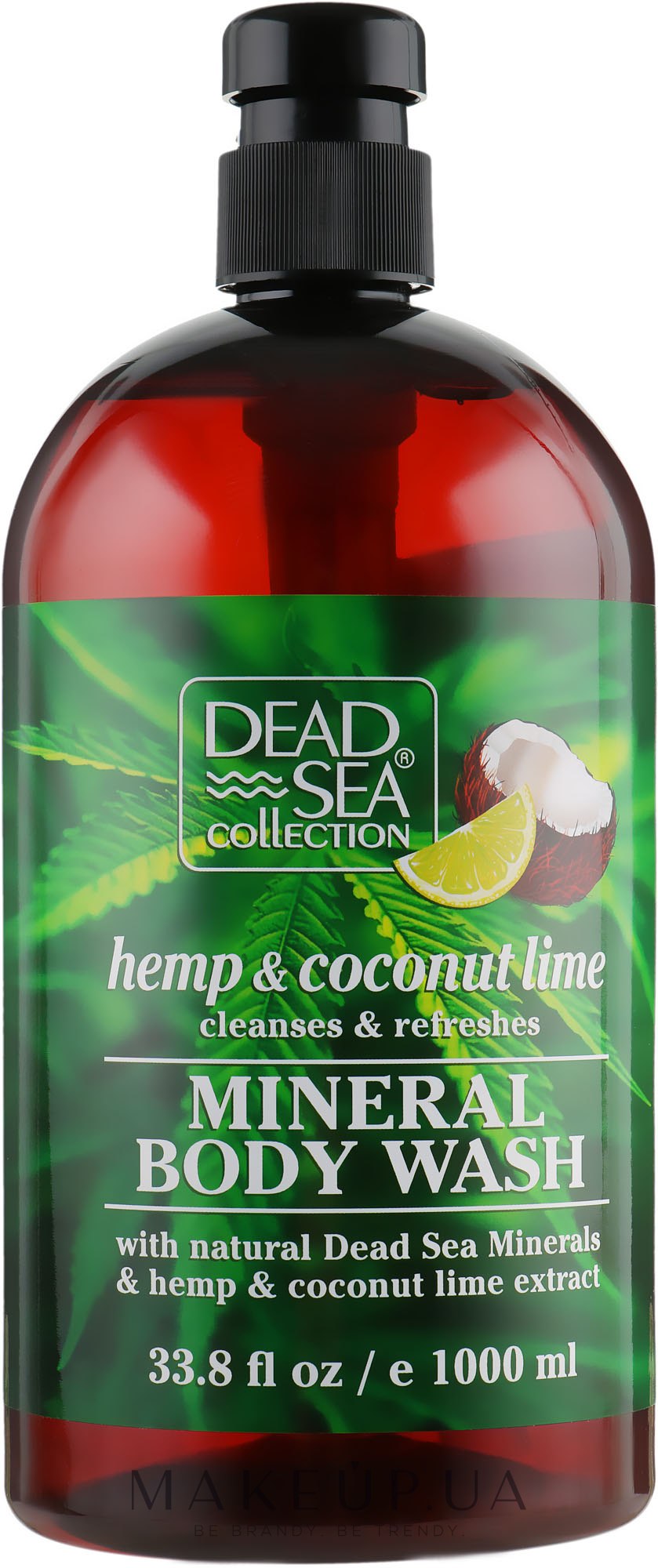 Гель для душу з екстрактом конопель, кокоса і лайма - Dead Sea Collection Hemp & Coconut Lime Body Wash — фото 1000ml