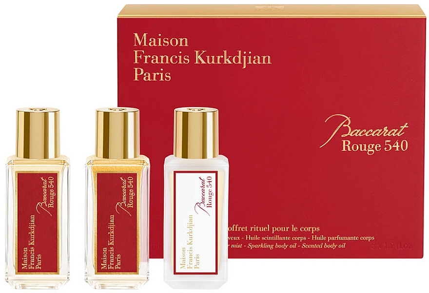 Maison Francis Kurkdjian Baccarat Rouge 540 - Набір (b/oil/2x35ml+h/mist/35ml) — фото N1