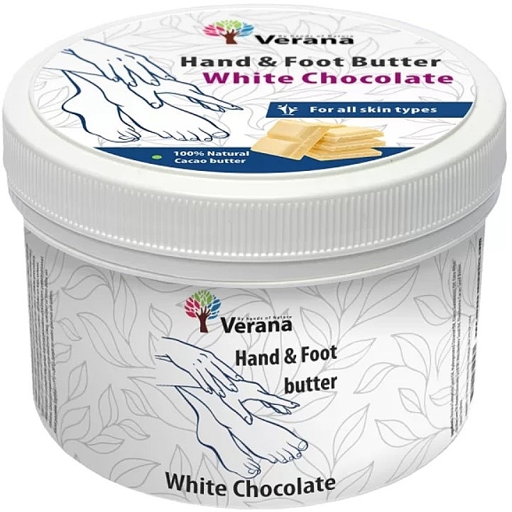 Масло для рук і ніг "Білий шоколад" - Verana Hand & Foot Butter White Chocolate — фото N1