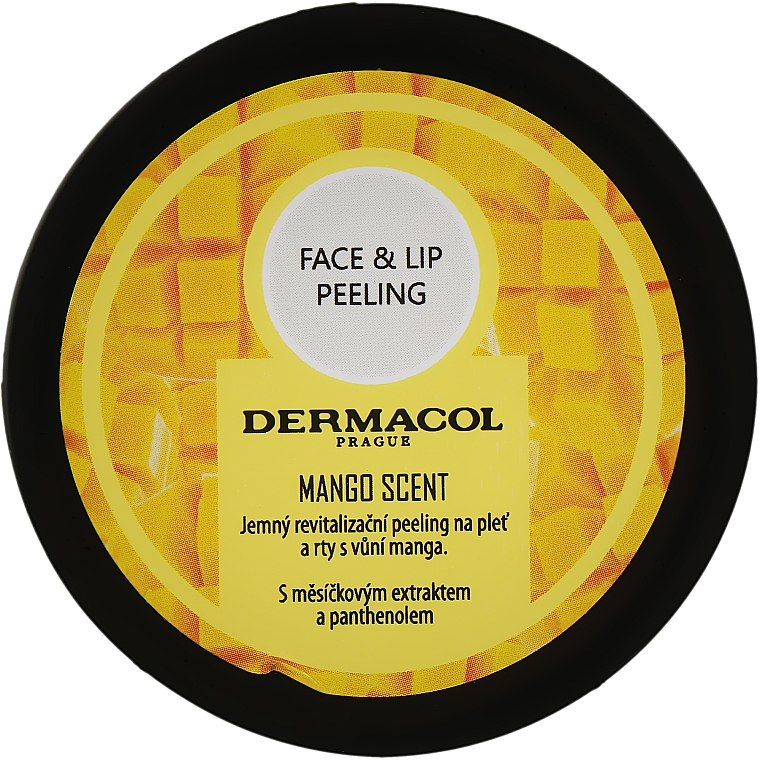 Скраб для лица и губ "Манго" - Dermacol Face & Lip Peeling Mango Scent Peeling — фото N1
