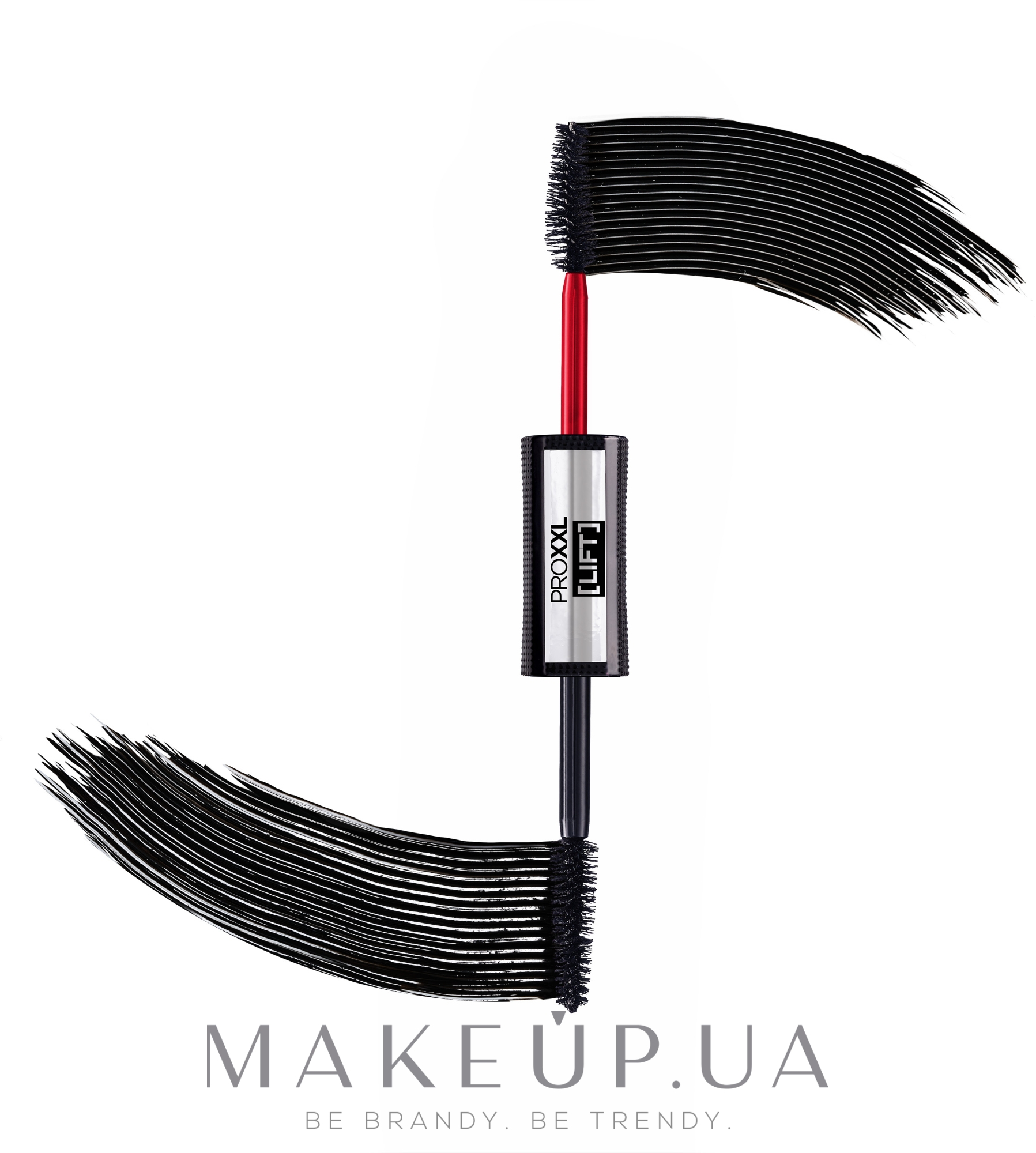 Двойная тушь для объема и подкручивания ресниц - L'Oreal Paris Pro XXL Lift Mascara — фото Black