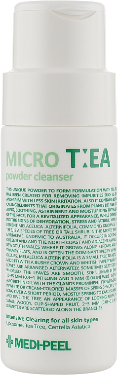 Глубоко очищающая энзимная пудра - Medi Peel Micro Tea Powder Cleanser — фото N1