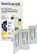 Тест-смужки для визначення рівня кетонів у крові, 5 шт. - Diather Diagnostics & Therapy MultiSure GK Ketone — фото N2