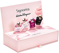 Духи, Парфюмерия, косметика Salvatore Ferragamo Signorina The Mini Collection - Набор (edp/3x20ml + edt/20ml)