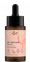 Антивікова нічна сироватка для обличчя - Only Bio Anti Age Elixir — фото N1