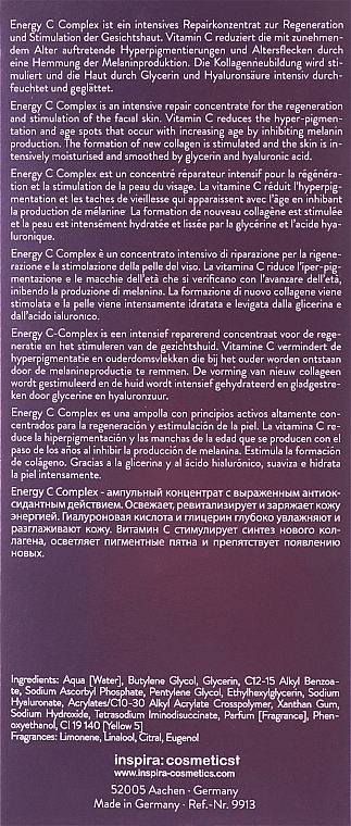 Енергія вітаміну С комплекс - Inspira:сosmetics Skin Accents C Energy C Complex — фото N3