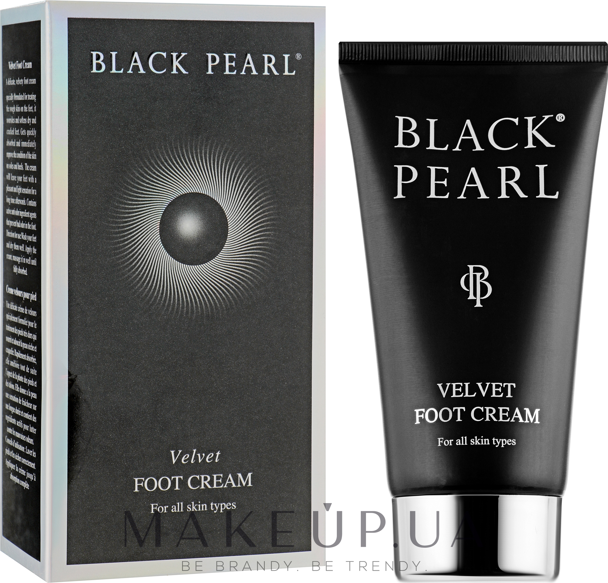 Бархатный крем для ног - Sea Of Spa Black Pearl Age Control Velvet Foot Cream — фото 150ml