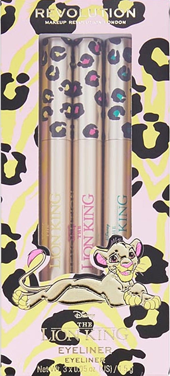 Набір олівців для очей - Makeup Revolution Disney's The Lion King (eyeliner/3x1,5g) — фото N1